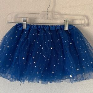 Blue Starry Tulle Skirt